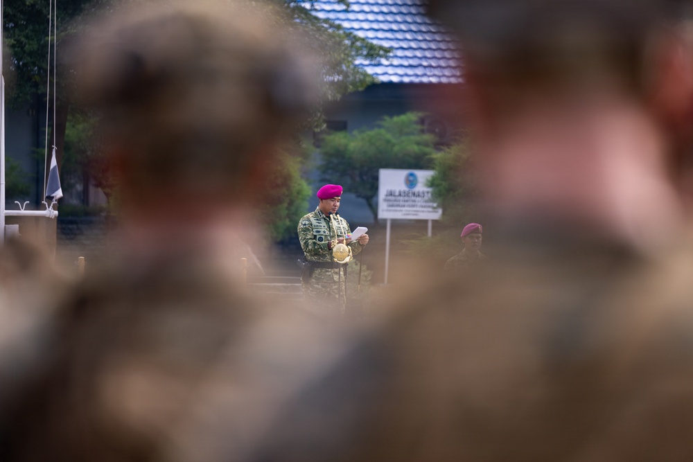 MRF-D Marines participate in closing ceremony for platoon exchange in Indonesia