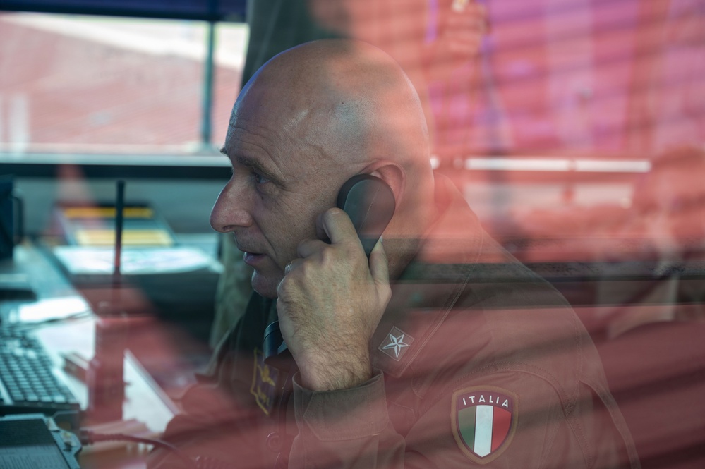 Aviano ATC conducts first landing from alternate tower during joint exercise
