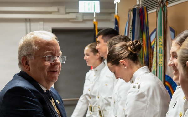 Brig. Gen. Carpenter administers Oath of Affirmation to USMA Cadets at USAG Wiesbaden