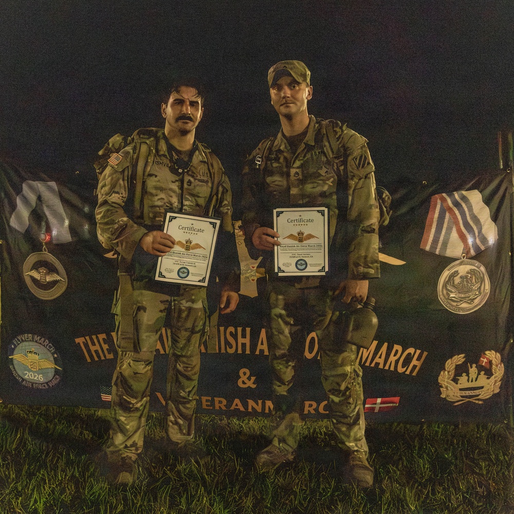 3rd Infantry Division hosts Danish Flyver Ruck March