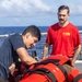 USS Mustin conducts security reaction force-bravo course