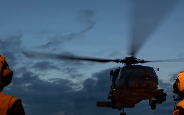 Delbert D. Black Sailors Conduct Flight Operations