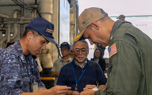 JMSDF tour USS Tripoli