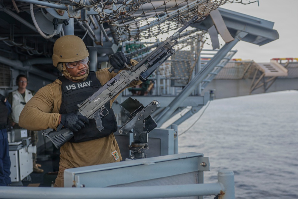 Navy Sailors Shoot .50 Cal