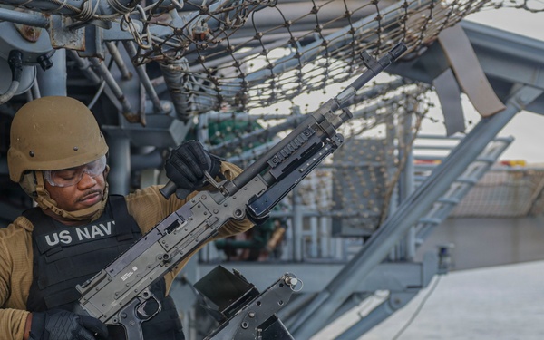 Navy Sailors Shoot .50 Cal
