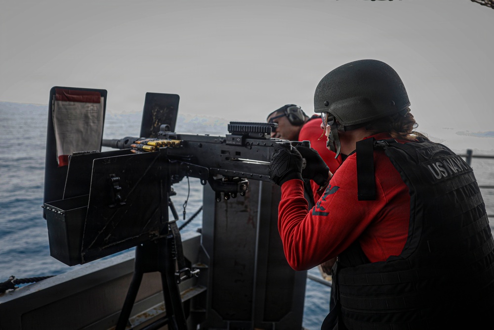 Navy Sailors Shoot .50 Cal