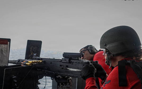 Navy Sailors Shoot .50 Cal