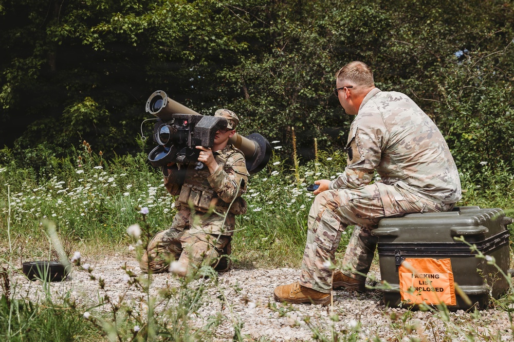 1-112th Infantry sharpens skills during inaugural Bayonet Challenge