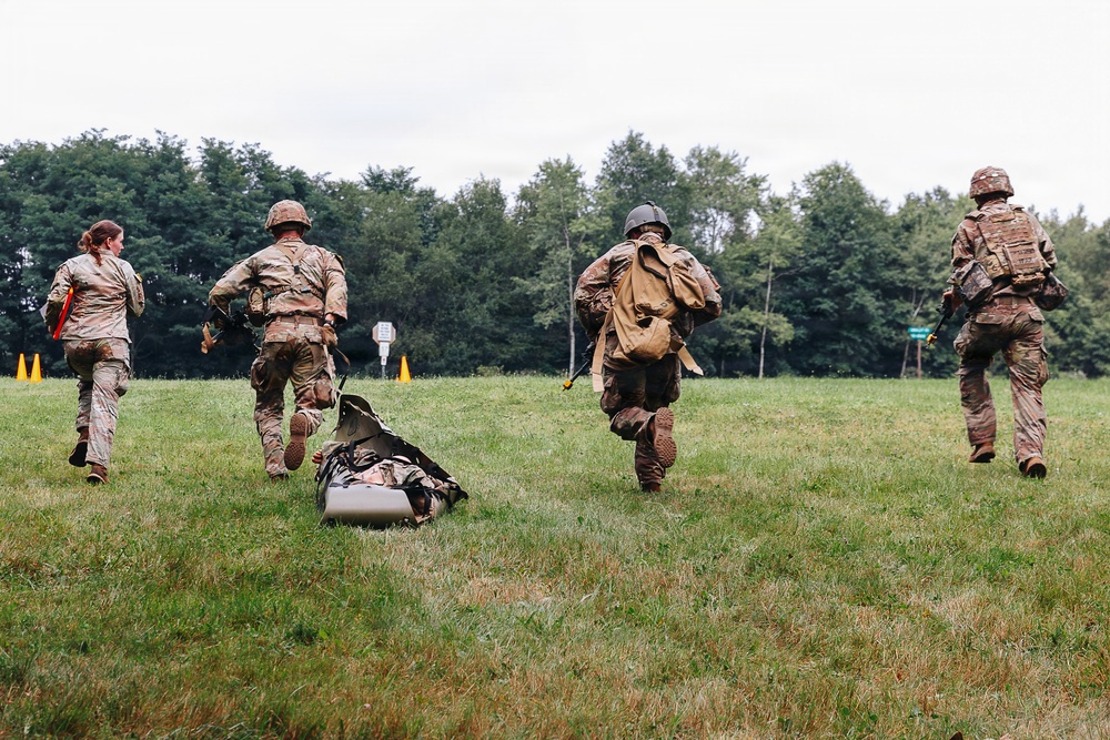 1-112th Infantry sharpens skills during inaugural bayonet challenge