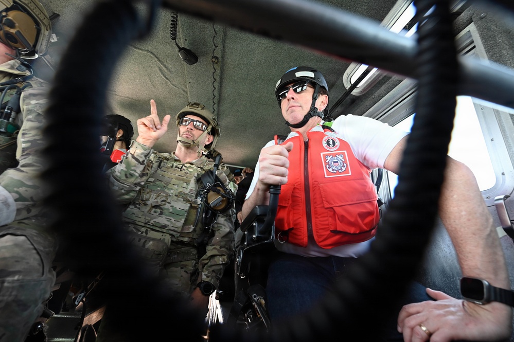 Deputy secretary of the Department of Homeland Security visits Coast Guard units in San Diego