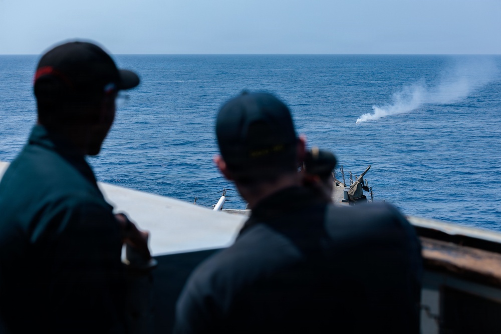 Ship Handling Training aboard USS Gonzalez