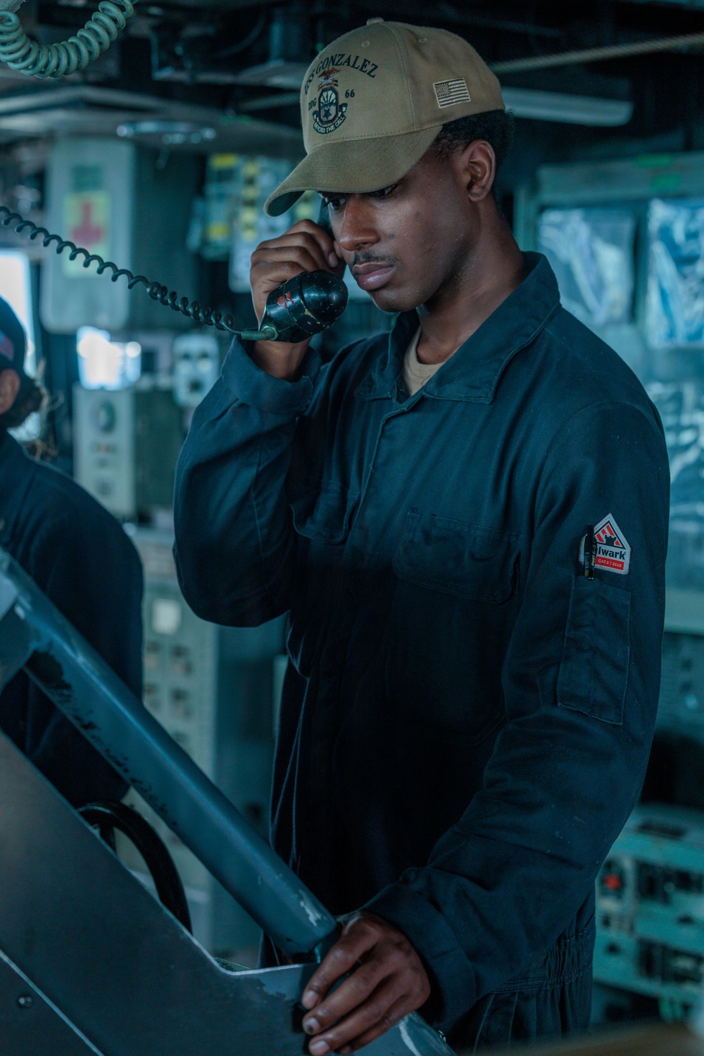Ship Handling Training aboard USS Gonzalez