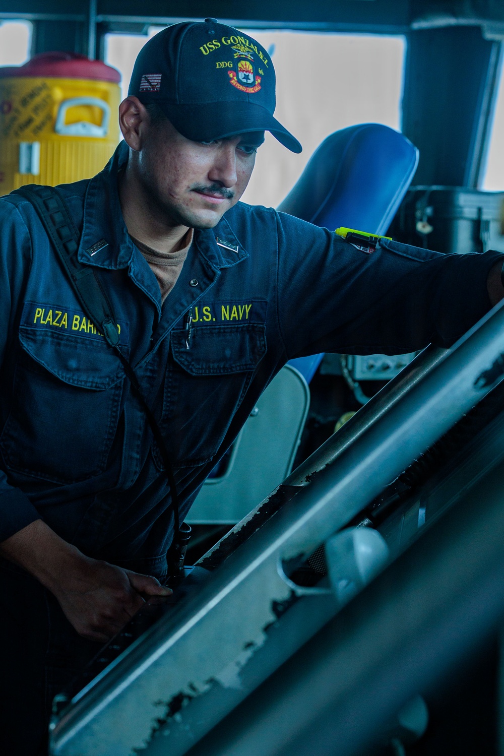 Ship Handling Training aboard USS Gonzalez