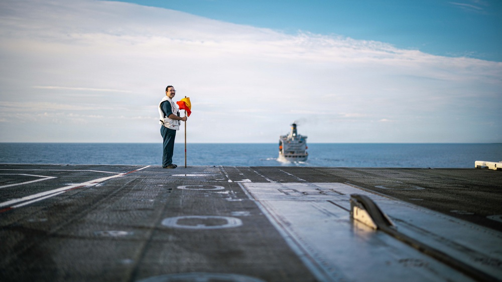 IKE conducts replenishment-at sea evolution