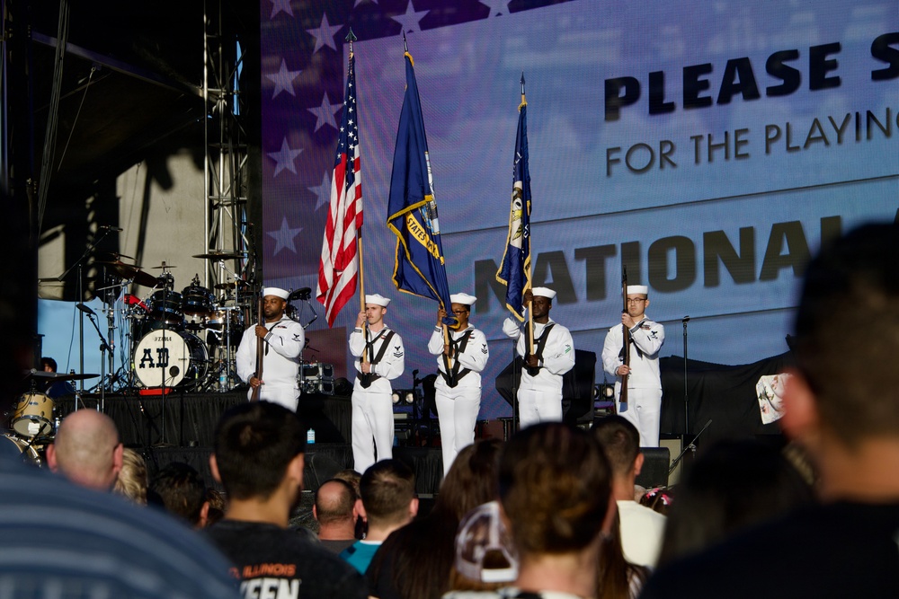 Jelly Roll and Shaboozey Perform at Naval Air Station Jacksonville 2025 Operation MWR Concert