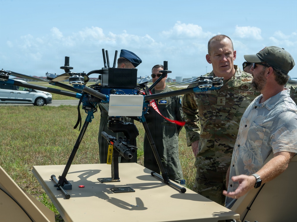 Maj. Gen. Darren Cole visits MacDill Air Force Base During 6th ARW Change of Command