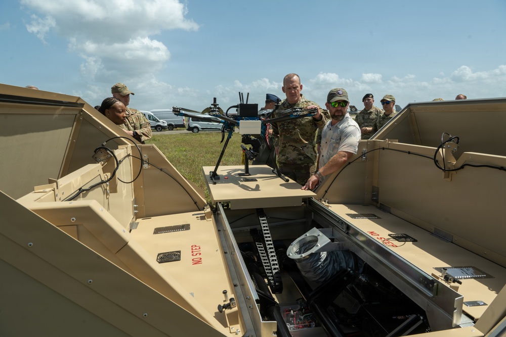 Maj. Gen. Darren Cole visits MacDill Air Force Base During 6th ARW Change of Command