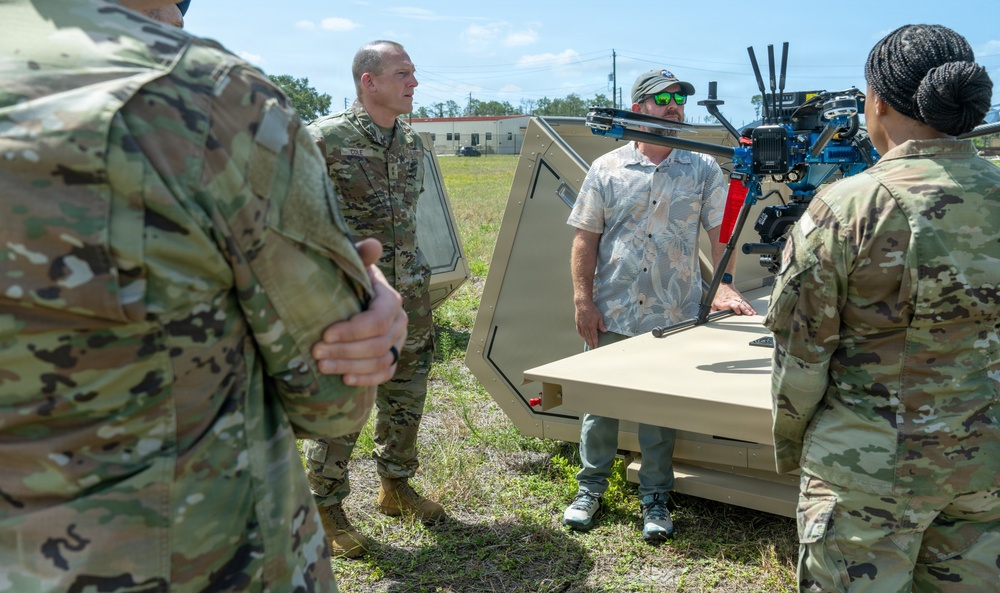 Maj. Gen. Darren Cole visits MacDill Air Force Base During 6th ARW Change of Command