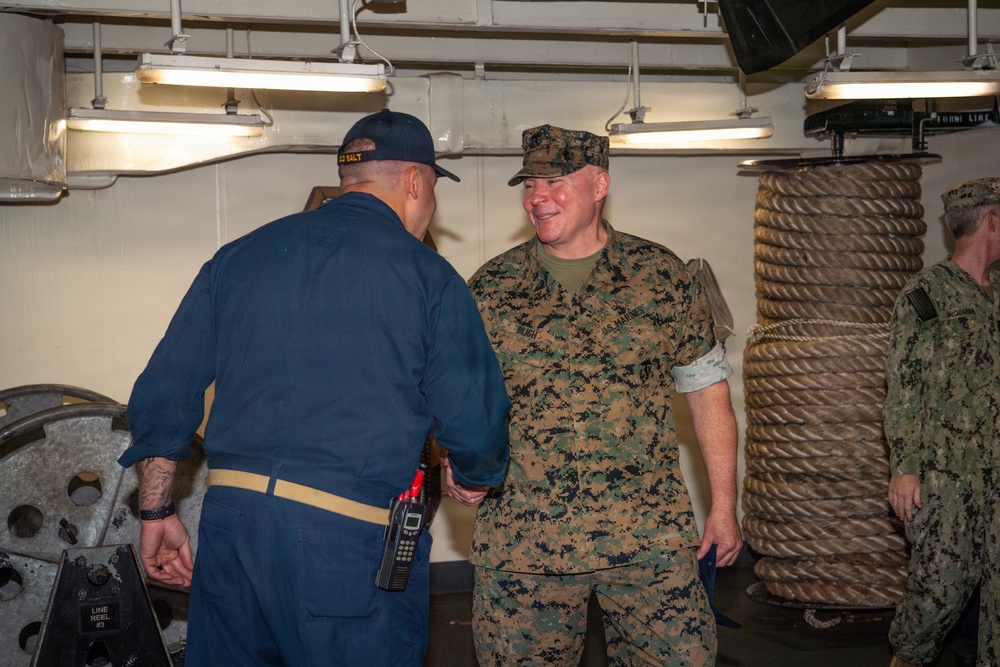Senior National Security Legal Advisors Visit USS Nimitz (CVN 68)