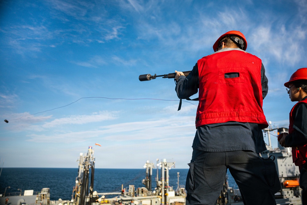 IKE conducts replenishment-at sea evolution