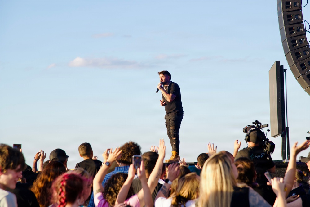 Jelly Roll and Shaboozey Perform at Naval Air Station Jacksonville 2025 Operation MWR Concert