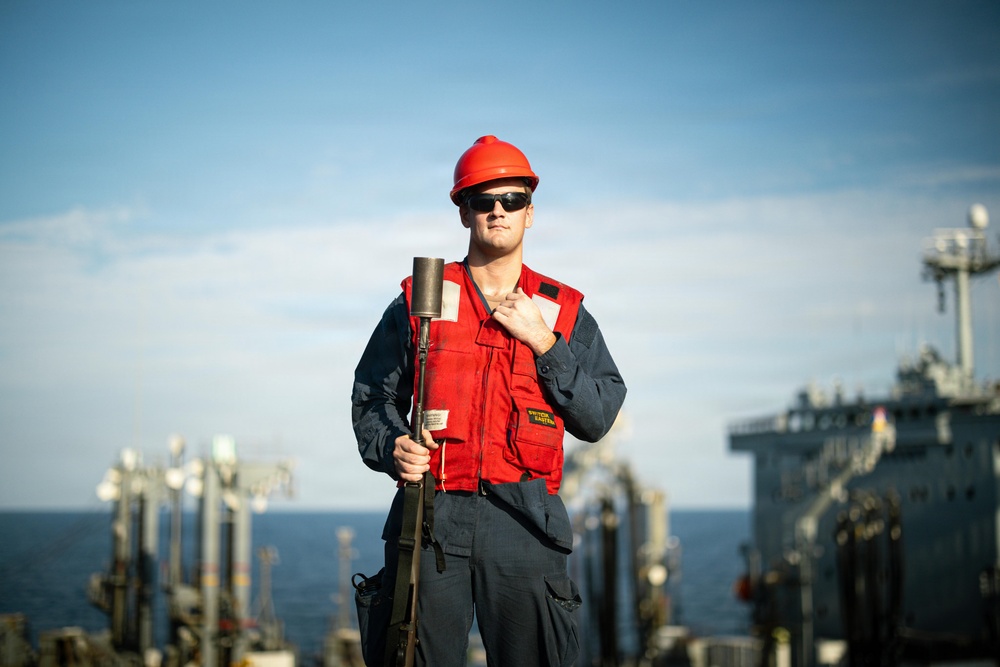 IKE conducts replenishment-at sea evolution