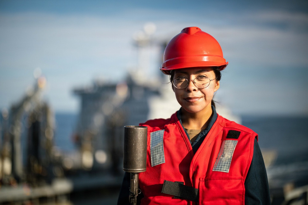 IKE conducts replenishment-at sea evolution