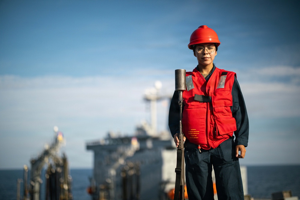 IKE conducts replenishment-at sea evolution
