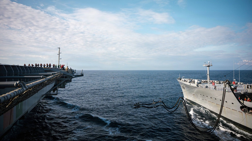 IKE conducts replenishment-at sea evolution