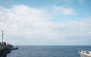 IKE conducts replenishment-at sea evolution