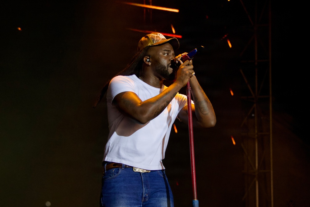 Jelly Roll and Shaboozey Perform at Naval Air Station Jacksonville 2025 Operation MWR Concert