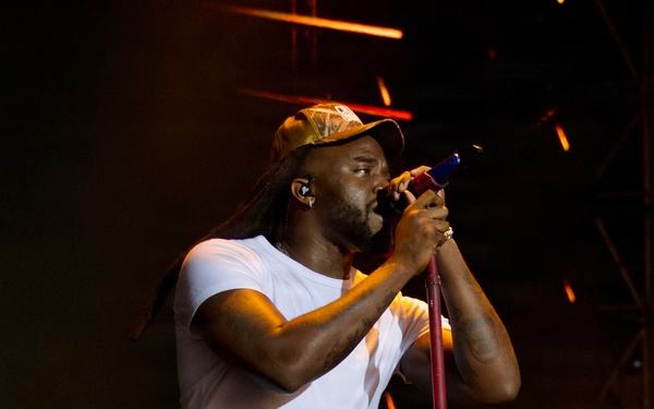 Jelly Roll and Shaboozey Perform at Naval Air Station Jacksonville 2025 Operation MWR Concert