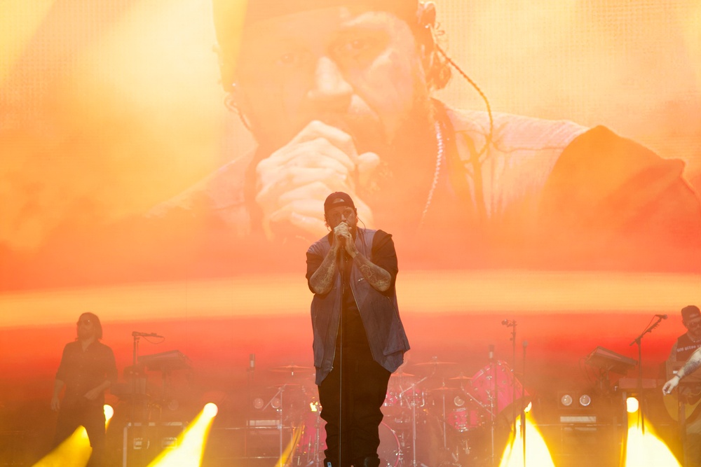 Jelly Roll and Shaboozey Perform at Naval Air Station Jacksonville 2025 Operation MWR Concert