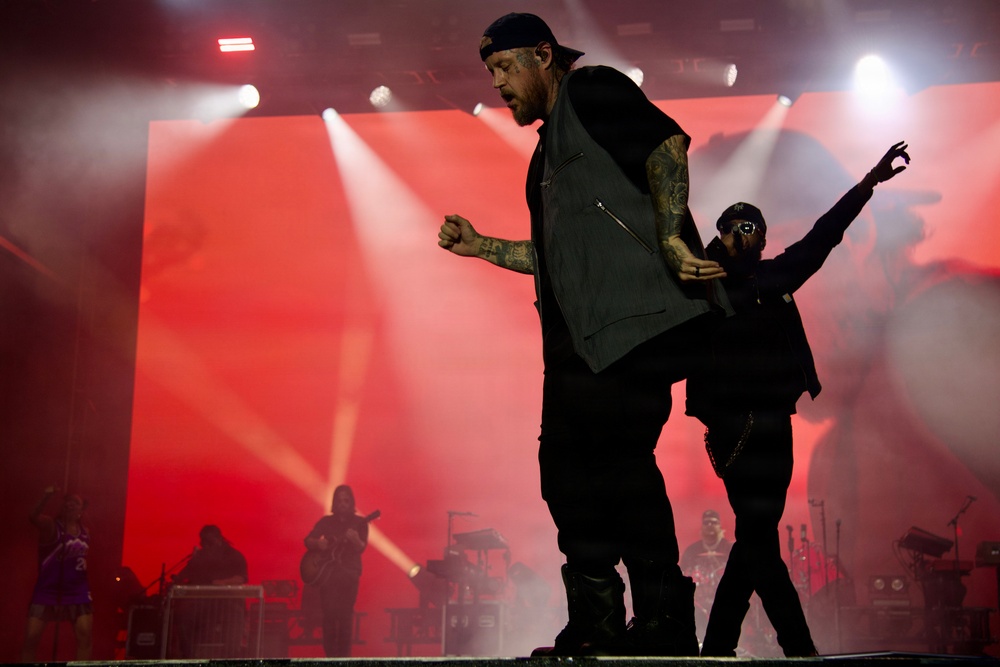 Jelly Roll and Shaboozey Perform at Naval Air Station Jacksonville 2025 Operation MWR Concert