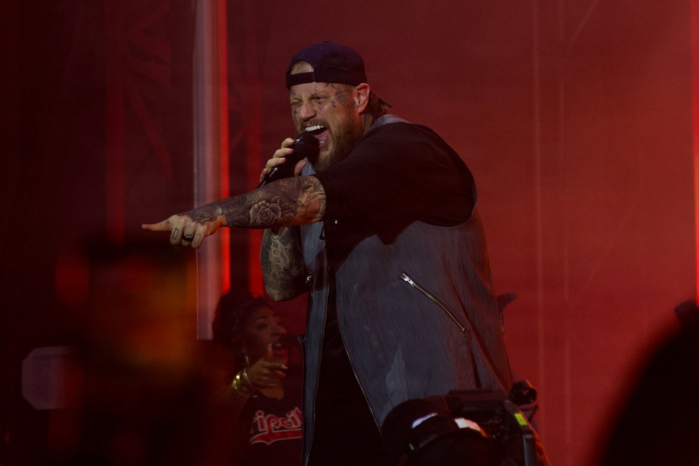 Jelly Roll and Shaboozey Perform at Naval Air Station Jacksonville 2025 Operation MWR Concert