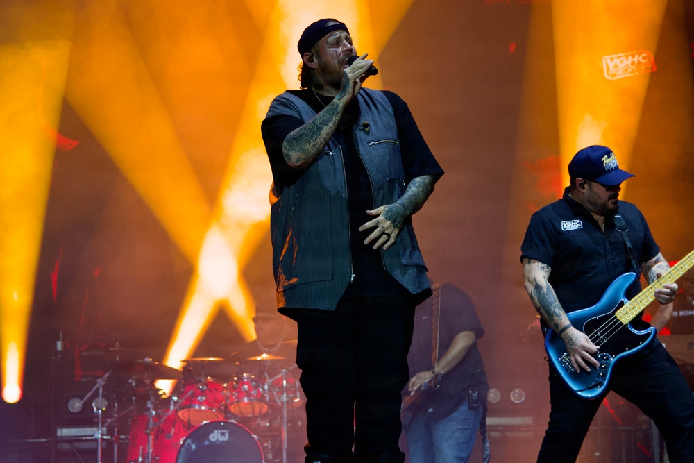 Jelly Roll and Shaboozey Perform at Naval Air Station Jacksonville 2025 Operation MWR Concert