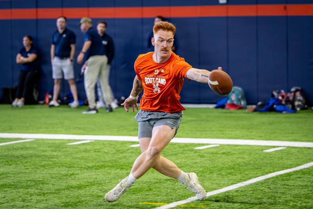 Guardians, Airmen take the field at Denver Broncos Salute to Service Boot Camp
