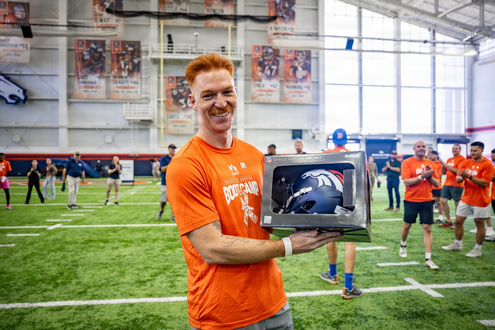 Guardians, Airmen take the field at Denver Broncos Salute to Service Boot Camp