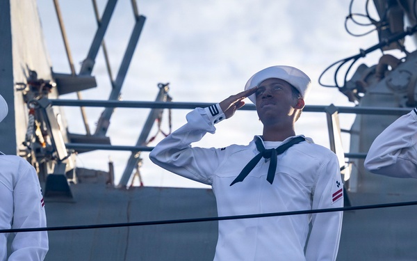 USS Jason Dunham (DDG 109) Departs from Naval Station Mayport for Scheduled Deployment