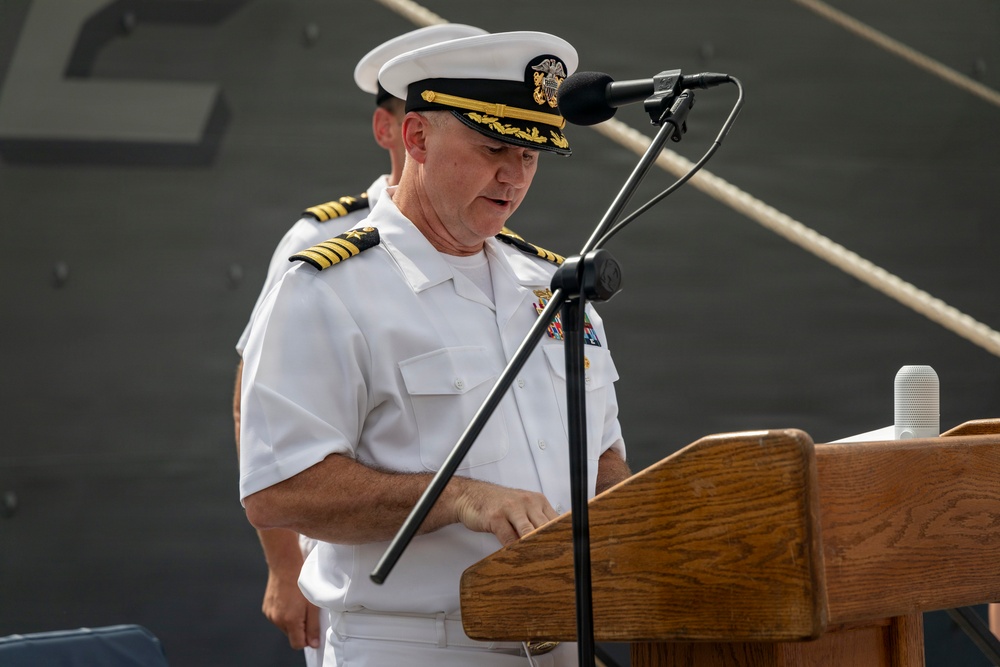 USS Lassen Change of Command