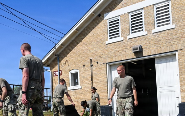 232nd medical batallion supports caisson mission