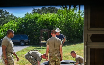 232nd medical batallion supports caisson mission