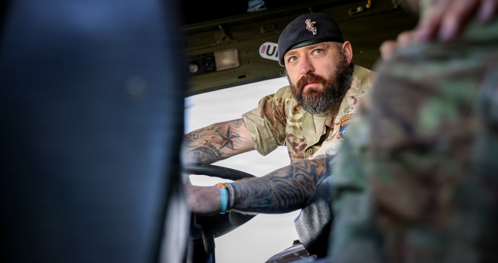 U.S. Soldiers cross train on vehicle recovery techniques with NATO allies in Poland