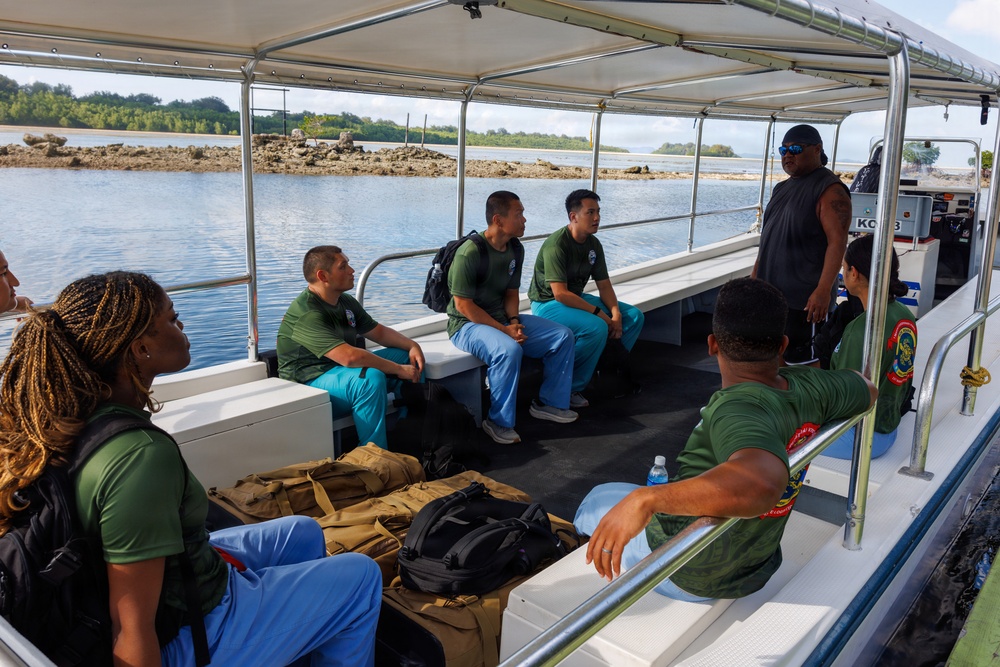 Koa Moana 26: U.S. Navy Sailors with 1st MLG visit Peleliu
