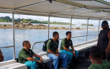 Koa Moana 26: U.S. Navy Sailors with 1st MLG visit Peleliu