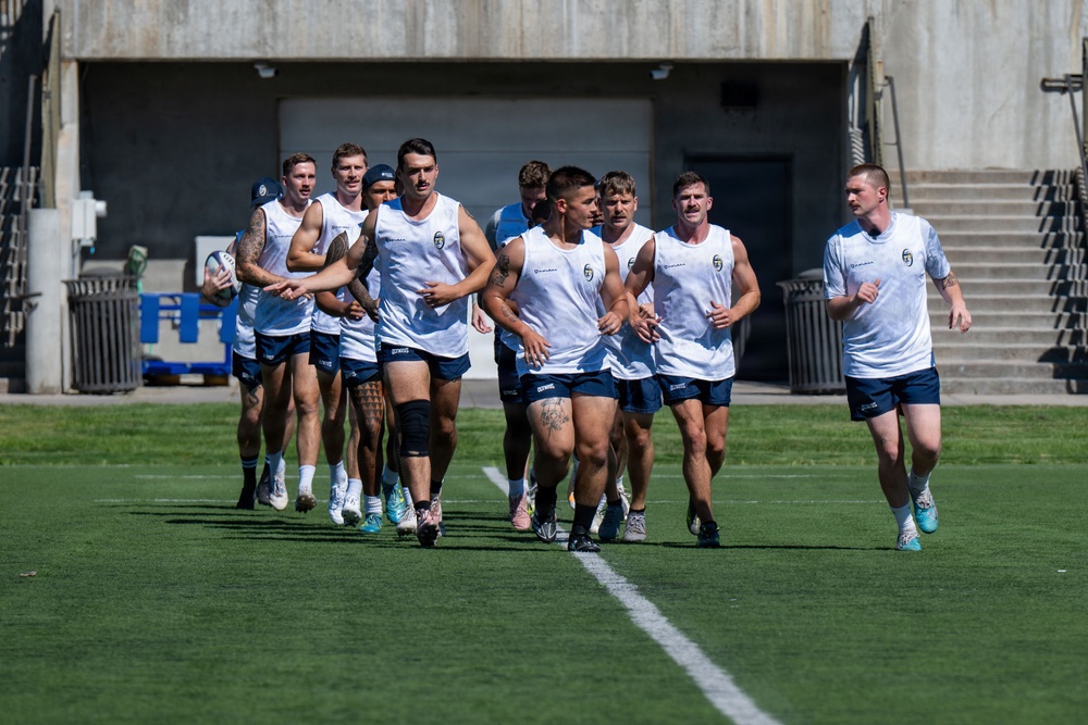All-Navy Rugby Competes in Armed Forces Championship Tournament
