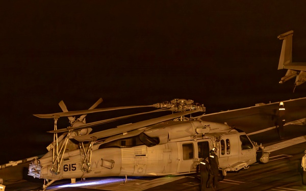 George Washington Conducts Flight Operations