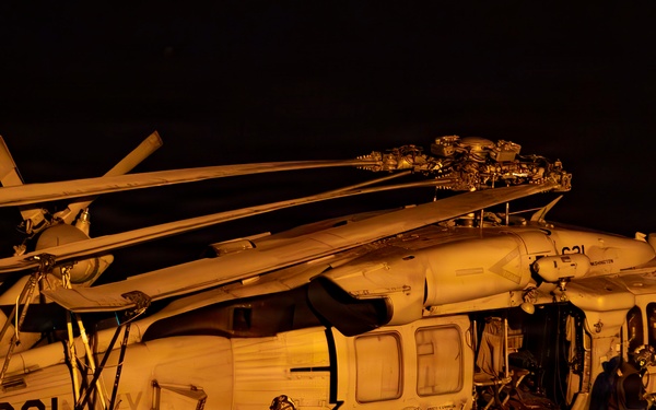 George Washington Conducts Flight Operations