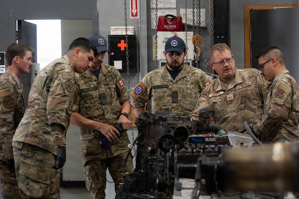 Civil Engineering Airmen work and strengthen ties with Royal Canadian Air Force
