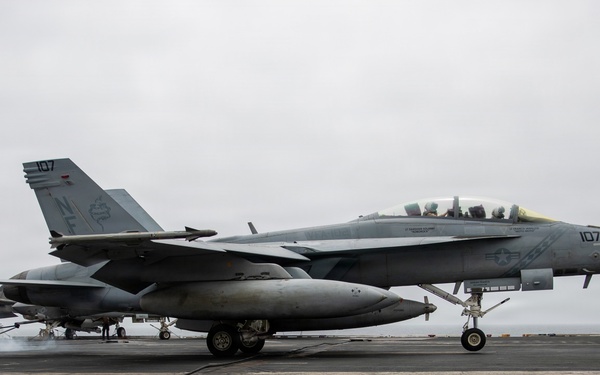 George Washington Conducts Flight Operations